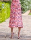 Rhoda Patterned Viscose A Line Skirt