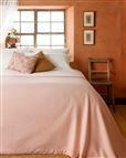 Pure Wool Satin Bound Blankets - Pink