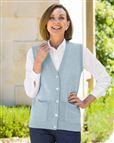 Shetland Waistcoat - Ice