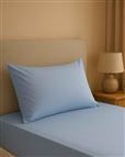 Easycare Polycotton Bed Linen - Pale Blue