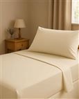 Easycare Polycotton Bed Linen - Cream
