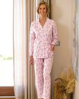 Blair Ladies Floral Long Sleeve Cotton Pyjamas