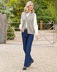 Nina V Neck Pure Shetland Wool Waistcoat