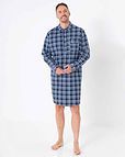 Scott Brushed Cotton Checked Nightshirt