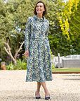 Babette Patterned Poly Mix A Line Lined Skirt
