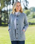 Dorothea Pale Blue Button Though Jacket