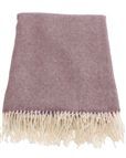 Luxury Pure Wool Herringbone Throw
