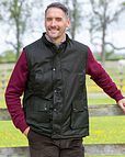 Lanark Olive Green Wax Gilet