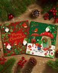 Traditional Christmas Card Collection – 10 Pack - Gnomes