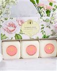 The English Soap Company 3pc Soap Collection - Summer Rose