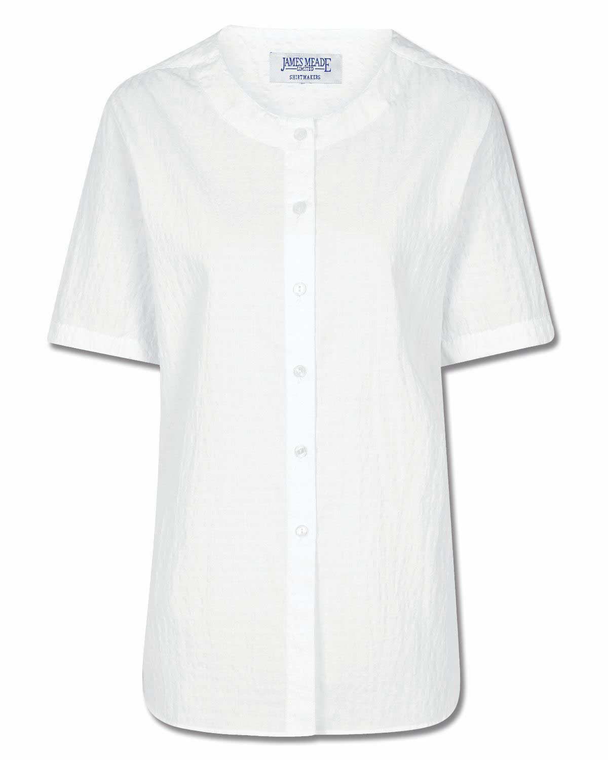 Abby White Blouse From Country Collection. Machine washable
