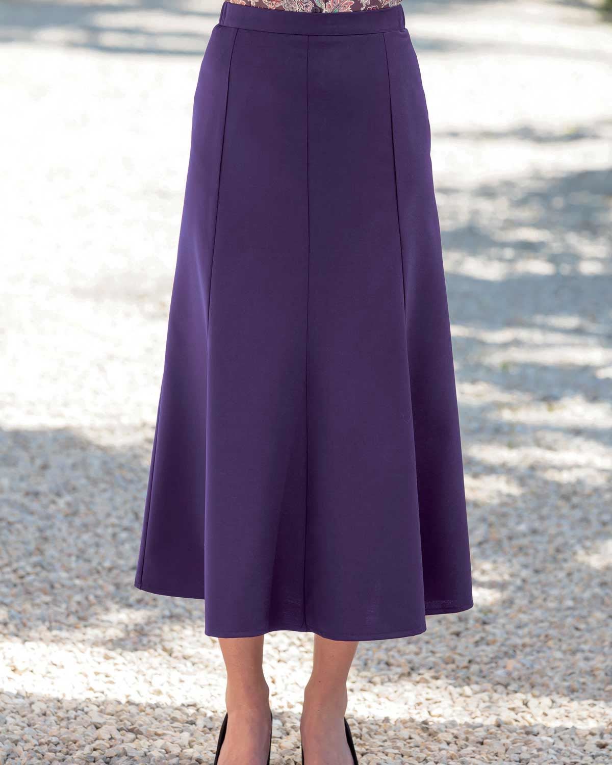 Ladies Sandown Purple Skirt | Country Collection