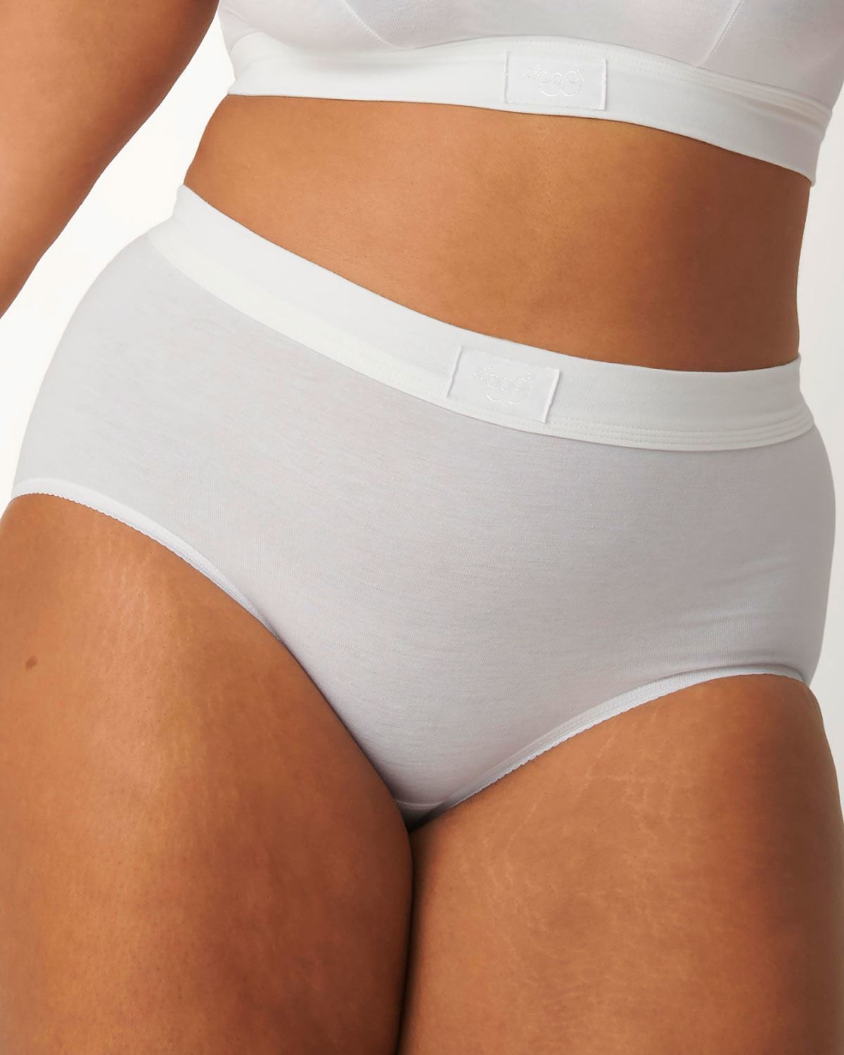 Sloggi Double Comfort Cotton Rich Maxi Brief White