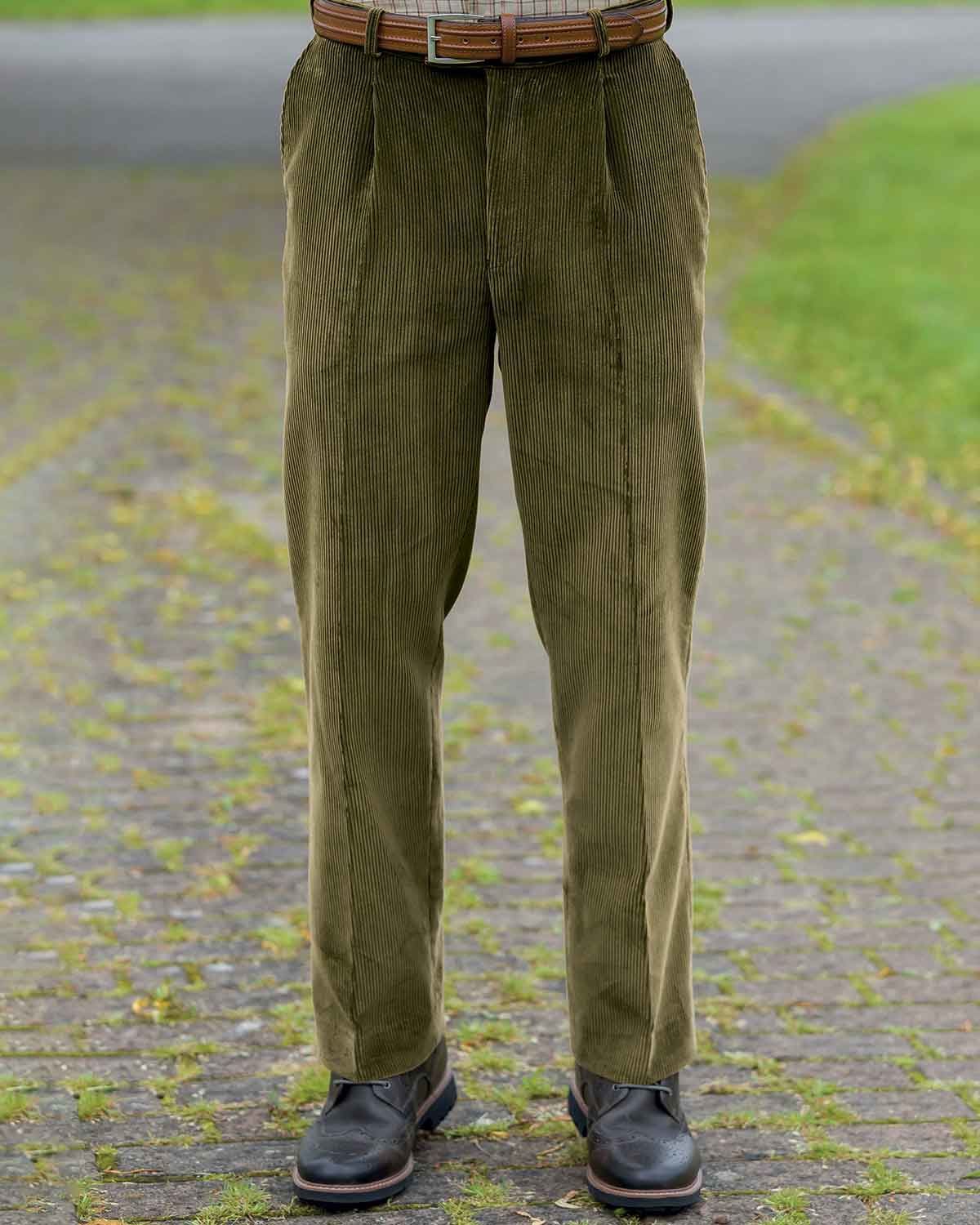 Mens corduroy trousers available in 8 Colours. Sizes 32-44