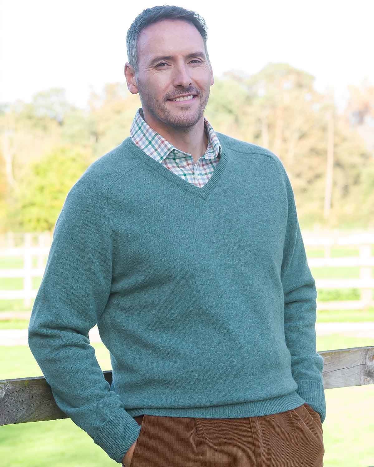 Men's v neck sales sweaters on sale