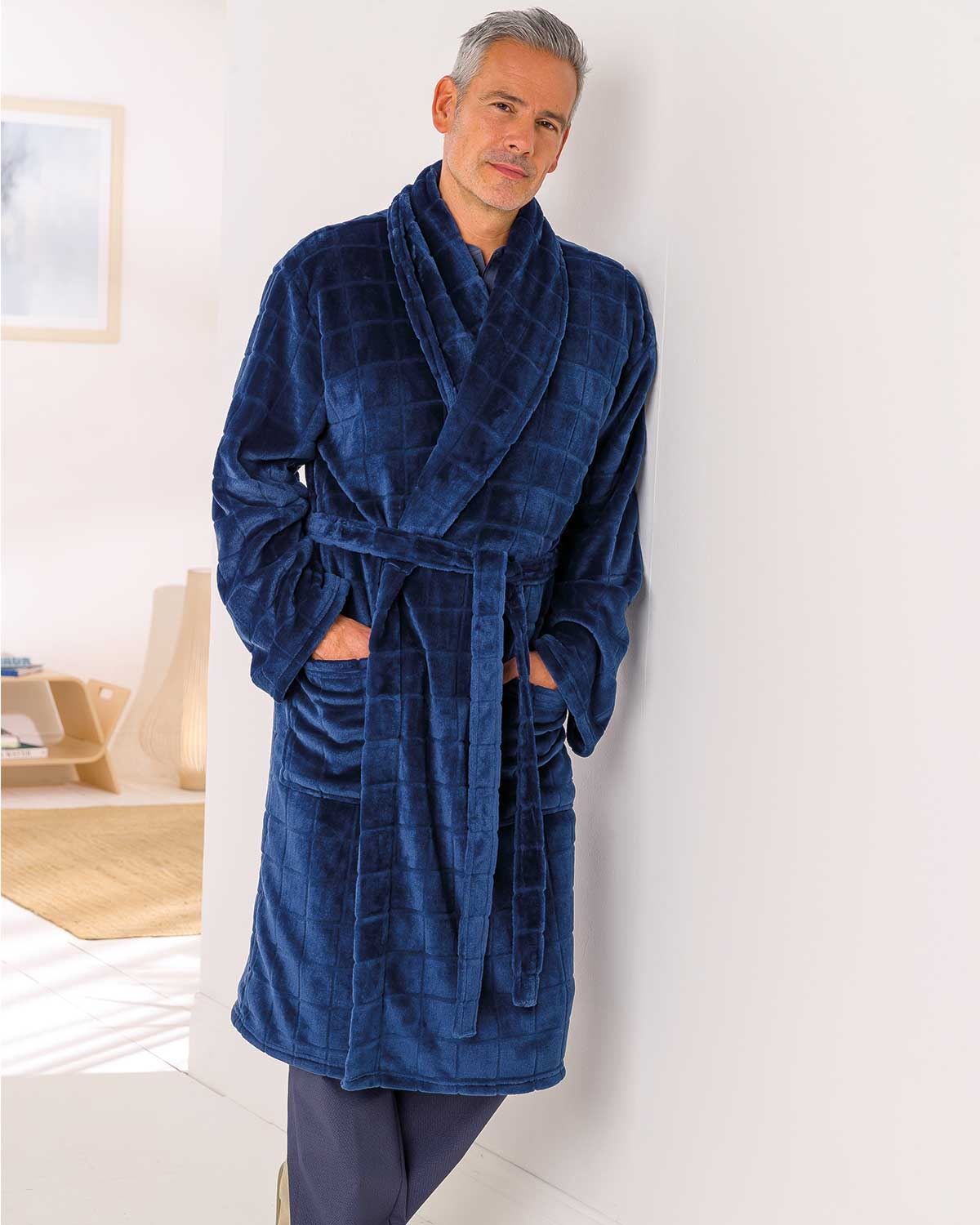 Men's Traditional Cotton Dressing Gown (NW440) – Darcy Clothing