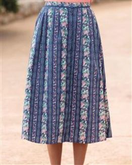 Rambling Rose Floral Pure Cotton Skirt