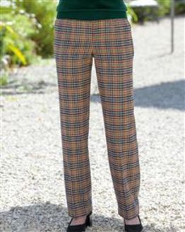 Helston Easycare Classic Check Trousers