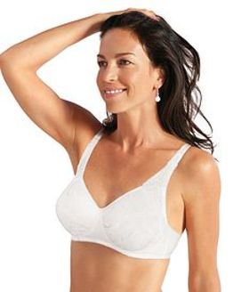 Embroidered Cotton Bra Soft Cup