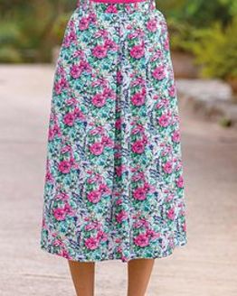 Margo Floral Pure Cotton Skirt