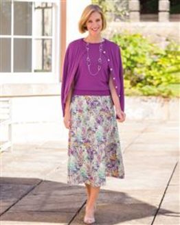 Alani Skirt and Merino Knitwear Outfit