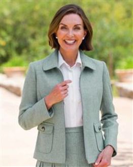 chanel tweed blazer jackets for women