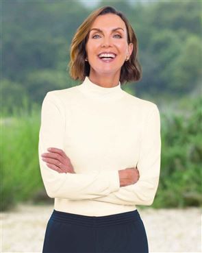 Cotton Turtle Neck Tops