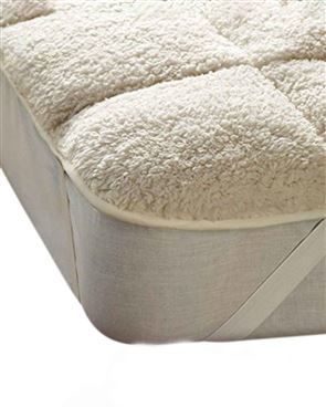 Sherpa Fleece Deep Pile Mattress Topper