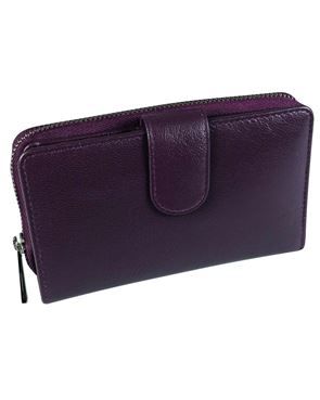 Zipped Leather Purse