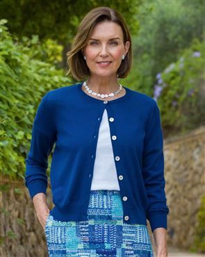 Merino Wool Short Cardigan