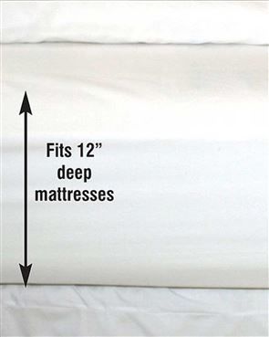 Easycare Polycotton Extra Deep Fitted Sheets