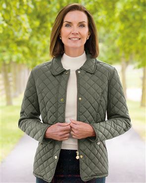 Ladies Quilted Jacket Quilted Jacket Womens Country Collection