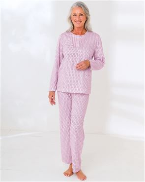 Quinn Floral Long Sleeve Cotton Pyjamas