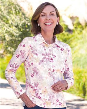 Womens Long Sleeve Top, Older Ladies Tops, Country Collection