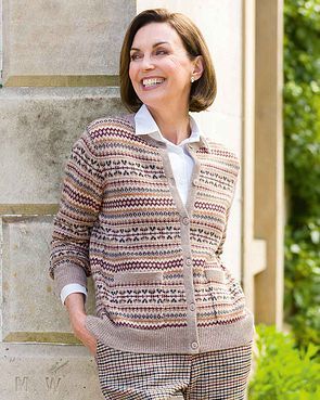 Cleo Lambswool Fairisle Cardigan