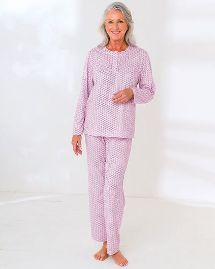 Quinn Floral Long Sleeve Cotton Pyjamas
