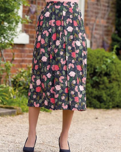 Valerie Floral Supersoft Viscose Skirt