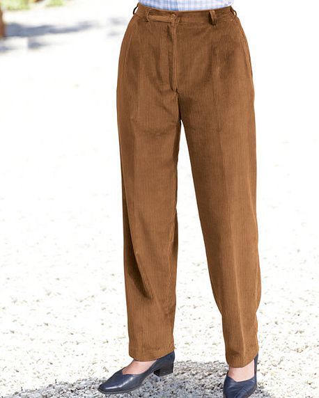 Ladies corduroy trousers available in 7 Colours