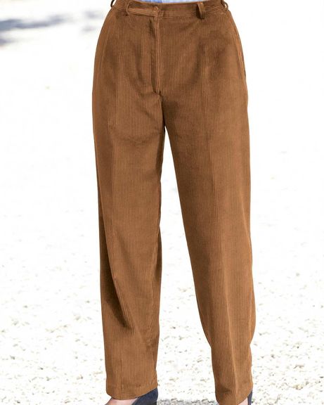 Corduroy Camel Trousers Ladies