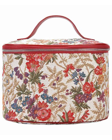 Ladies Tapestry Vanity Bag - Meadow