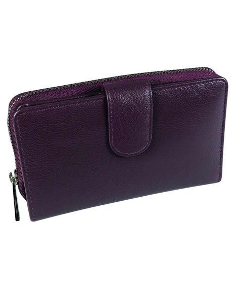 Zipped Leather Purse