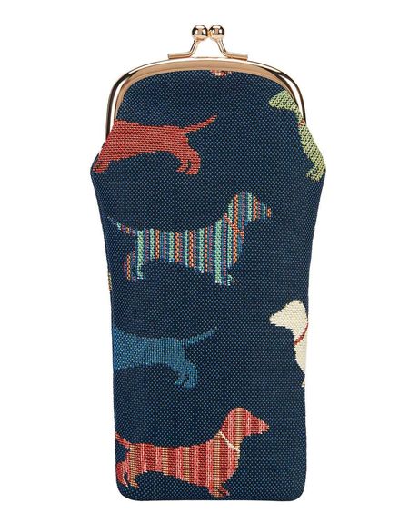 Tapestry glasses case - Dachshund