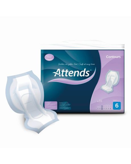 Attends Incontinence Contour Shaped Pad