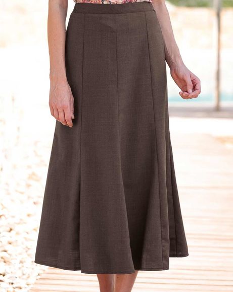 Sandown Mocha Skirt