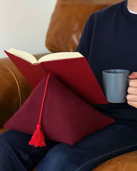Pyramid Book Tablet and Phone Reading Cushion