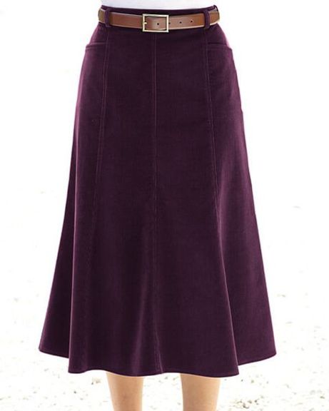 Needlecord Skirt 