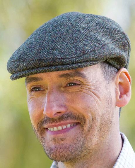 Harris Tweed  Flat Cap