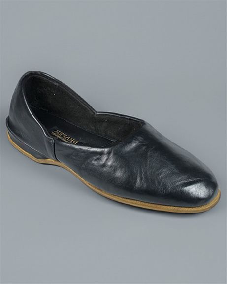 Draper Mens Leather Slippers