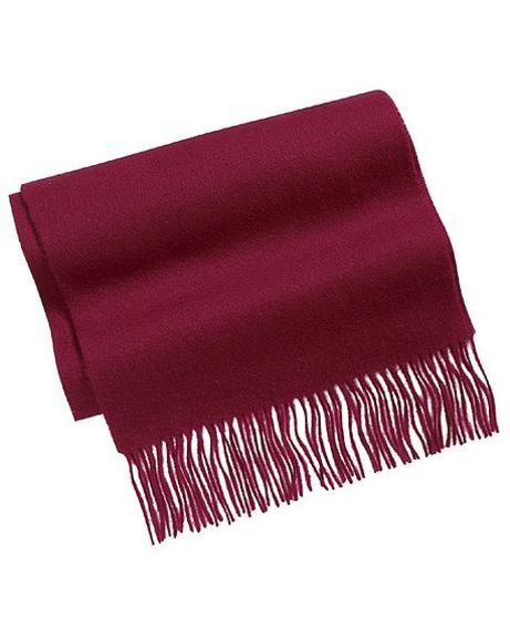 Burgundy Pure Lambswool Scarf