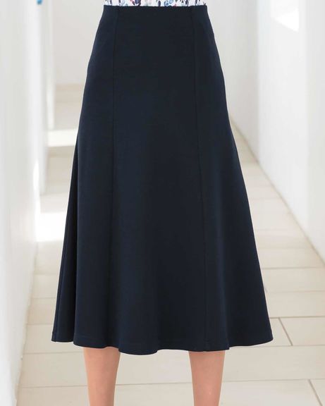 Wool Blend Pull on Skirts